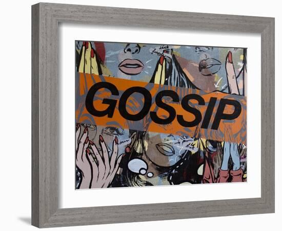 Gossiping-Dan Monteavaro-Framed Giclee Print