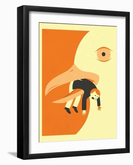 Got Him-Jazzberry Blue-Framed Art Print