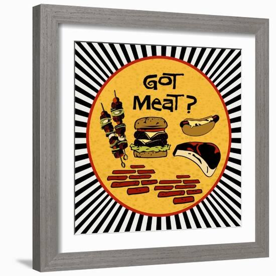 Got Meat-Kate Ward Thacker-Framed Giclee Print