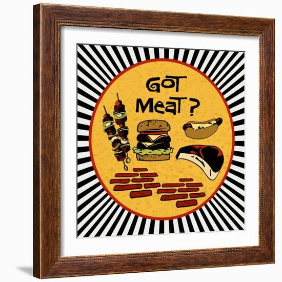 Got Meat-Kate Ward Thacker-Framed Giclee Print