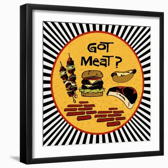 Got Meat-Kate Ward Thacker-Framed Giclee Print