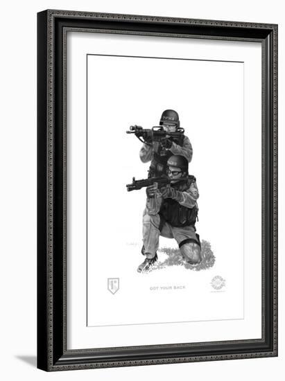 Got Your Back-Marc Wolfe-Framed Giclee Print