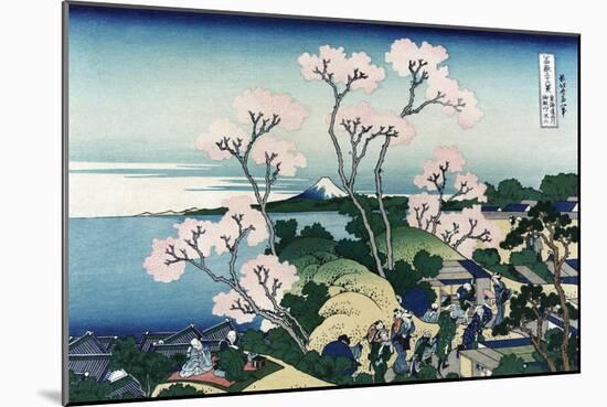 Goten-Yama-Hill. Shinagawa on the Tokaido Road-Katsushika Hokusai-Mounted Art Print