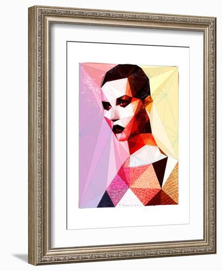 Goth Girl-Enrico Varrasso-Framed Art Print