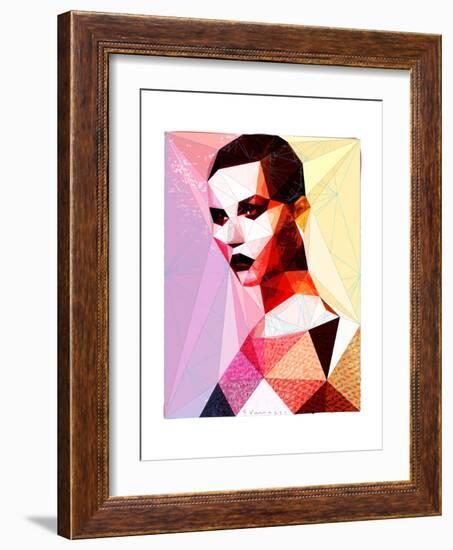 Goth Girl-Enrico Varrasso-Framed Art Print