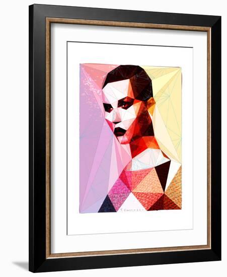 Goth Girl-Enrico Varrasso-Framed Art Print