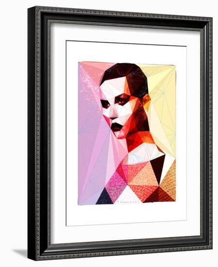 Goth Girl-Enrico Varrasso-Framed Art Print