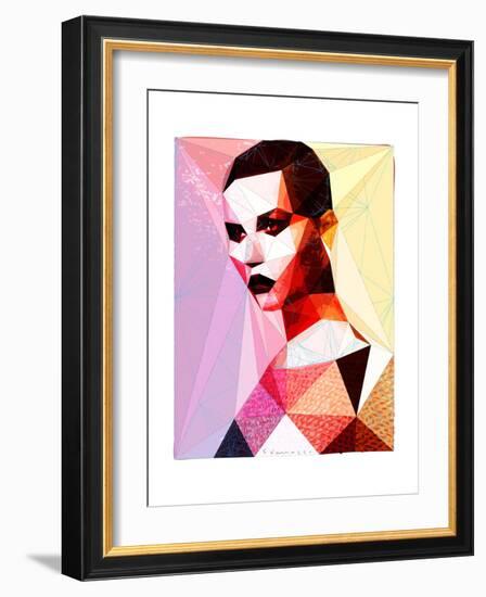 Goth Girl-Enrico Varrasso-Framed Art Print