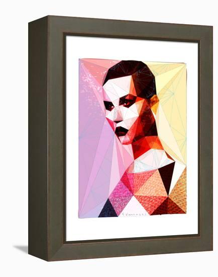 Goth Girl-Enrico Varrasso-Framed Stretched Canvas