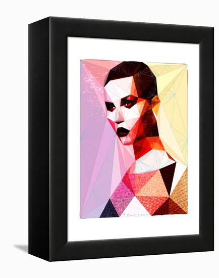 Goth Girl-Enrico Varrasso-Framed Stretched Canvas