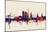 Gothenburg Sweden Skyline-Michael Tompsett-Mounted Art Print