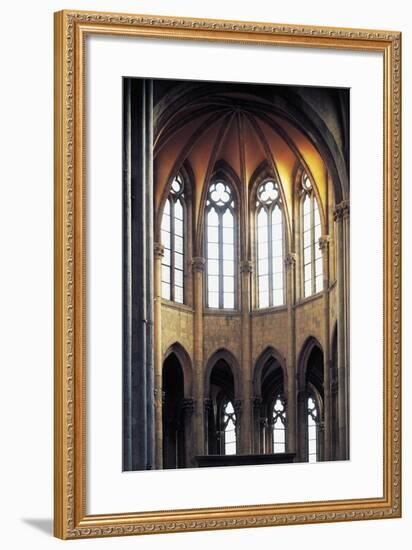 Gothic Apse, Basilica of St Lawrence, Naples, Campania, Italy-null-Framed Giclee Print