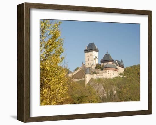 Gothic Castle of Karlstejn (1348), Central Bohemia, Czech Republic-Richard Nebesky-Framed Photographic Print