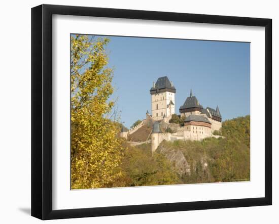 Gothic Castle of Karlstejn (1348), Central Bohemia, Czech Republic-Richard Nebesky-Framed Photographic Print