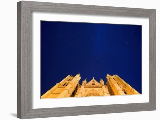 Gothic Cathedral in Spain-Felipe Rodriguez-Framed Photographic Print
