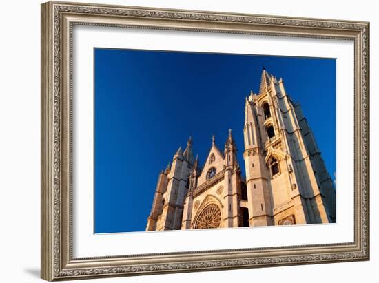 Gothic Cathedral in Spain-Felipe Rodriguez-Framed Photographic Print