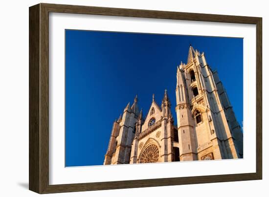 Gothic Cathedral in Spain-Felipe Rodriguez-Framed Photographic Print