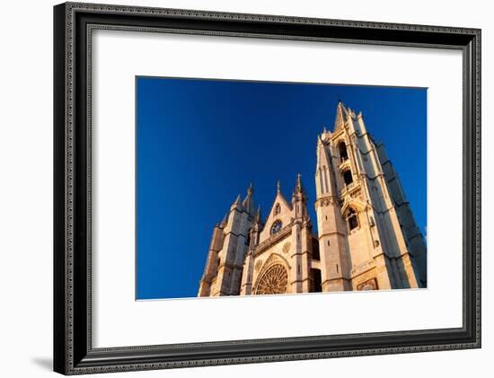 Gothic Cathedral in Spain-Felipe Rodriguez-Framed Photographic Print