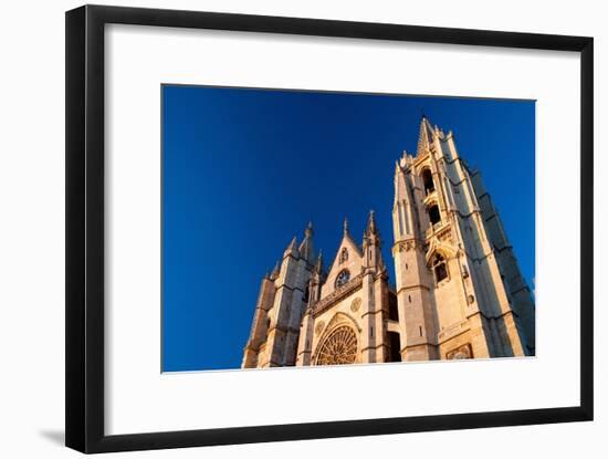 Gothic Cathedral in Spain-Felipe Rodriguez-Framed Photographic Print