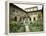 Gothic Cloister in Monastery of St Scholastica, Subiaco-null-Framed Premier Image Canvas