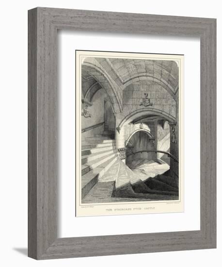 Gothic Detail IV-R.w. Billings-Framed Premium Giclee Print