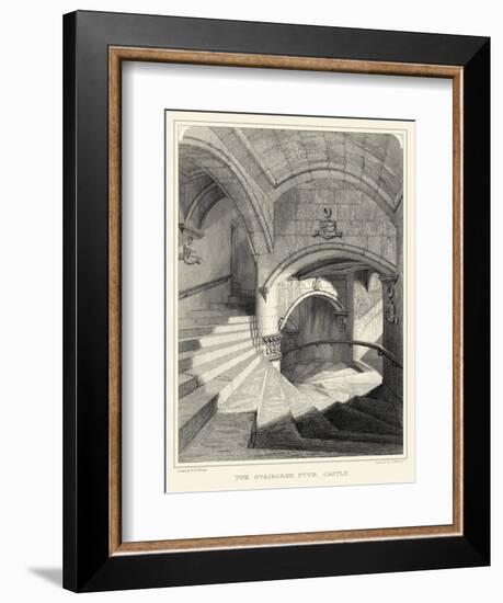 Gothic Detail IV-R.w. Billings-Framed Premium Giclee Print