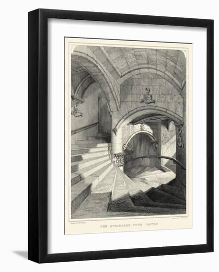 Gothic Detail IV-R.w. Billings-Framed Art Print