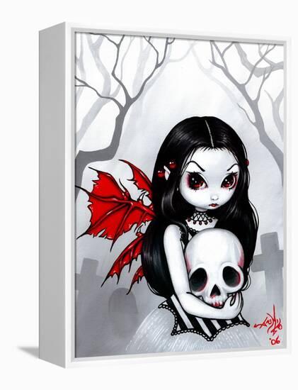 Gothic Fairy:  A Walk Through the Cemetery-Jasmine Becket-Griffith-Framed Stretched Canvas