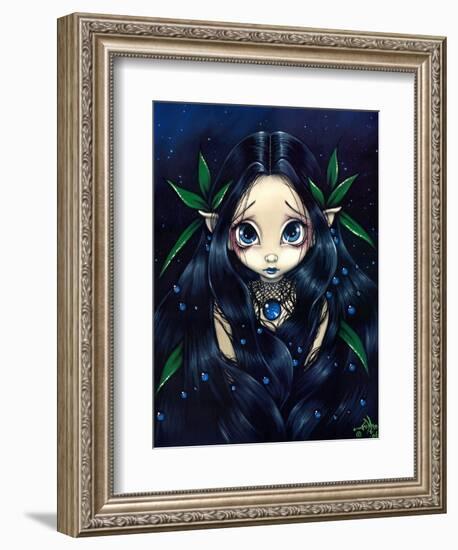 Gothic Fairy:  Lovely is the Night-Jasmine Becket-Griffith-Framed Art Print