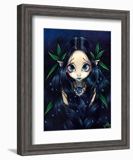 Gothic Fairy:  Lovely is the Night-Jasmine Becket-Griffith-Framed Art Print