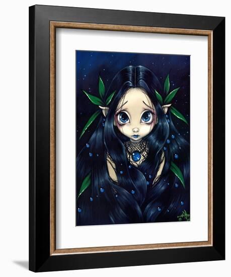 Gothic Fairy:  Lovely is the Night-Jasmine Becket-Griffith-Framed Art Print