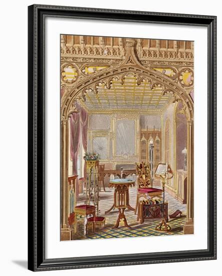 Gothic Furniture-Augustus Welby Northmore Pugin-Framed Giclee Print