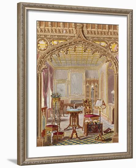 Gothic Furniture-Augustus Welby Northmore Pugin-Framed Giclee Print