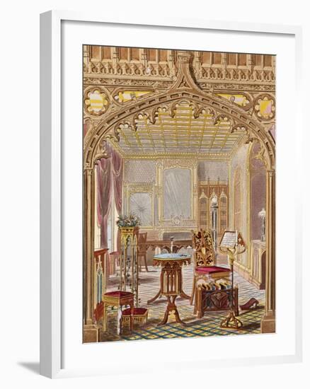 Gothic Furniture-Augustus Welby Northmore Pugin-Framed Giclee Print