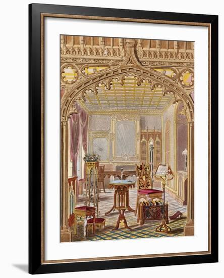 Gothic Furniture-Augustus Welby Northmore Pugin-Framed Giclee Print