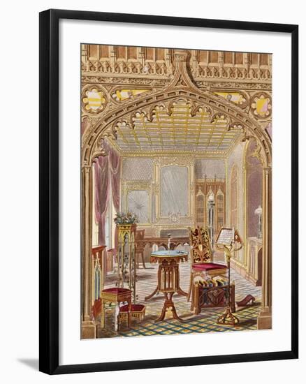 Gothic Furniture-Augustus Welby Northmore Pugin-Framed Giclee Print