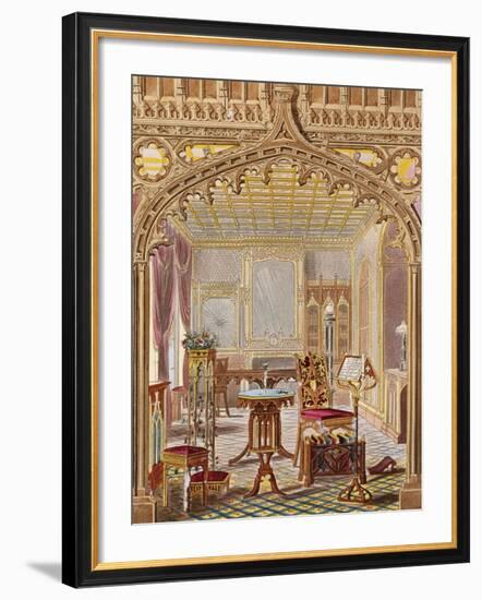 Gothic Furniture-Augustus Welby Northmore Pugin-Framed Giclee Print
