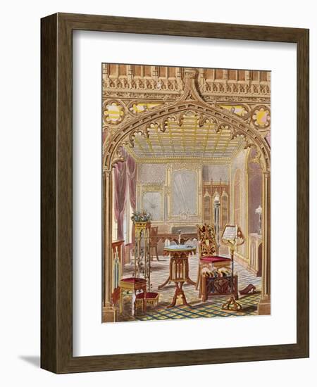 Gothic Furniture-Augustus Welby Northmore Pugin-Framed Giclee Print