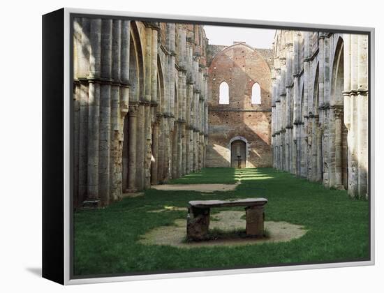 Gothic Interior of the Abbey of San Galgano-null-Framed Premier Image Canvas