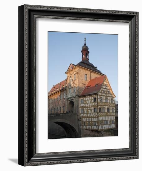 Gothic Old Town Hall (Altes Rathaus) With Renaissance and Baroque Sections of Facade, Bavaria-Richard Nebesky-Framed Photographic Print