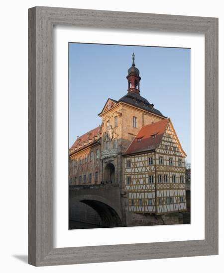 Gothic Old Town Hall (Altes Rathaus) With Renaissance and Baroque Sections of Facade, Bavaria-Richard Nebesky-Framed Photographic Print