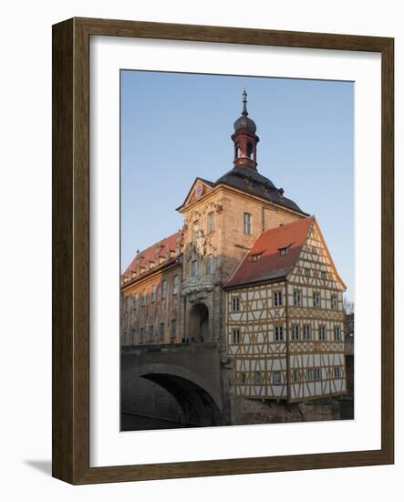 Gothic Old Town Hall (Altes Rathaus) With Renaissance and Baroque Sections of Facade, Bavaria-Richard Nebesky-Framed Photographic Print