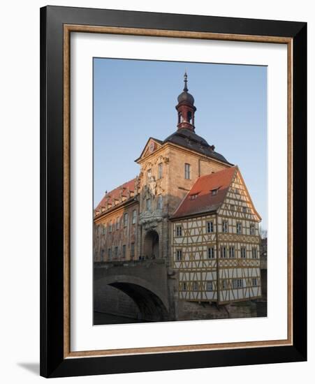 Gothic Old Town Hall (Altes Rathaus) With Renaissance and Baroque Sections of Facade, Bavaria-Richard Nebesky-Framed Photographic Print