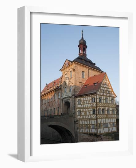 Gothic Old Town Hall (Altes Rathaus) With Renaissance and Baroque Sections of Facade, Bavaria-Richard Nebesky-Framed Photographic Print