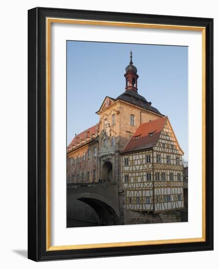 Gothic Old Town Hall (Altes Rathaus) With Renaissance and Baroque Sections of Facade, Bavaria-Richard Nebesky-Framed Photographic Print