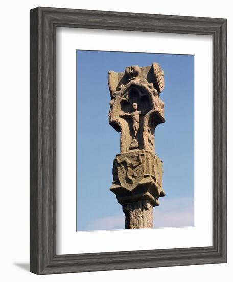 Gothic pillar-cross with the earliest known three legs of Man, 14th century. Artist: Unknown-Unknown-Framed Photographic Print