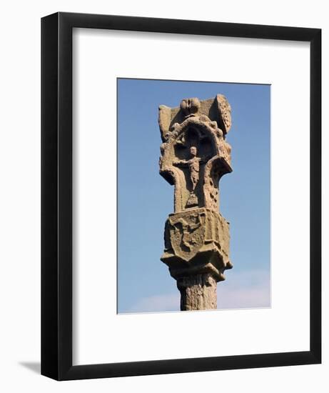 Gothic pillar-cross with the earliest known three legs of Man, 14th century. Artist: Unknown-Unknown-Framed Photographic Print