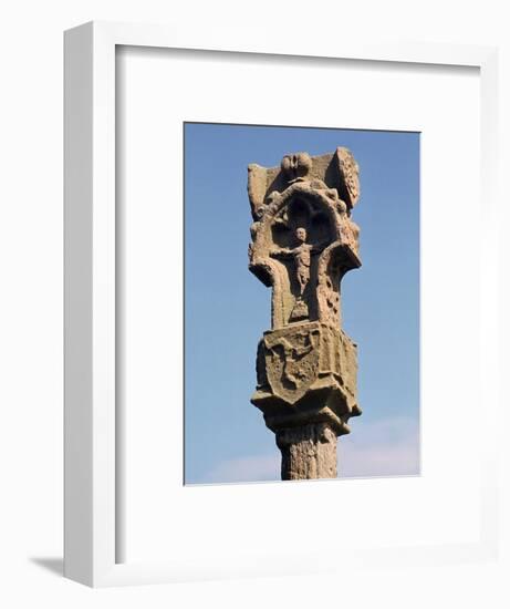 Gothic pillar-cross with the earliest known three legs of Man, 14th century. Artist: Unknown-Unknown-Framed Photographic Print