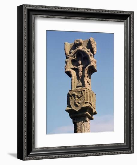 Gothic pillar-cross with the earliest known three legs of Man, 14th century. Artist: Unknown-Unknown-Framed Photographic Print