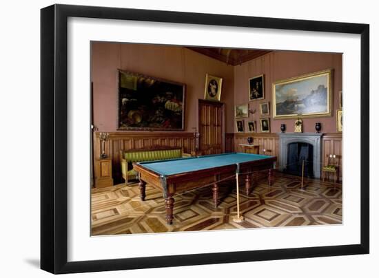 Gothic Style Billiard Room in Vorontsov Palace-null-Framed Photographic Print